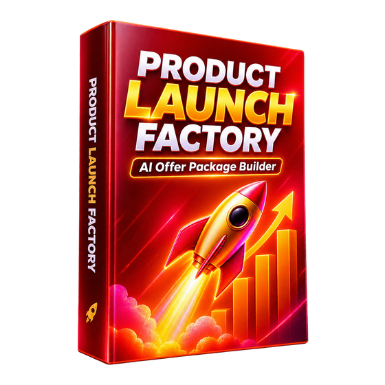 Product Launch Factory main system cover